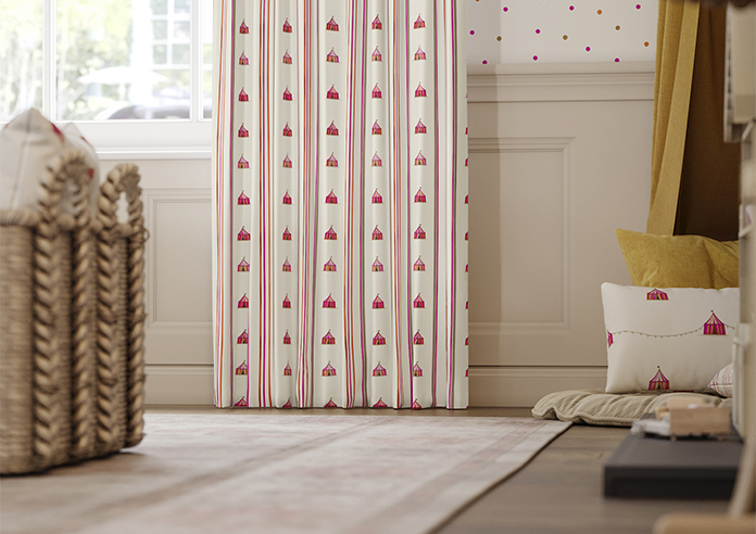 May Day, Tent Stripe Brights - Made to Measure Curtains - Image 5